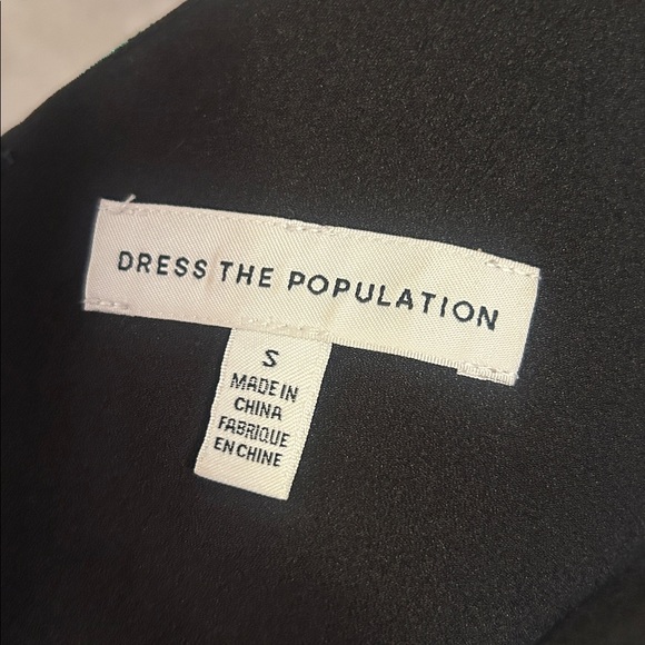 Elegant Green and Blue Chevron Dress - Picture 7 of 8